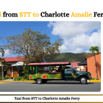 Taxi from STT to Charlotte Amalie Ferry